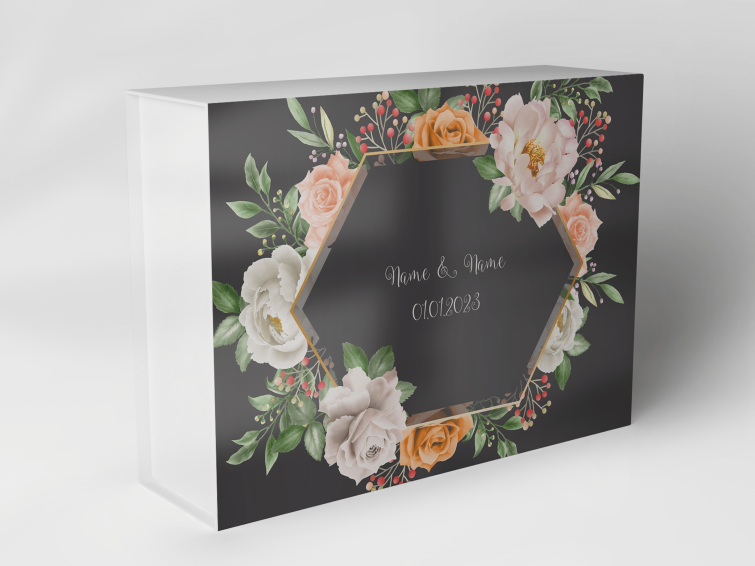Gift box "Flower wreath with roses" 1007_05_0051