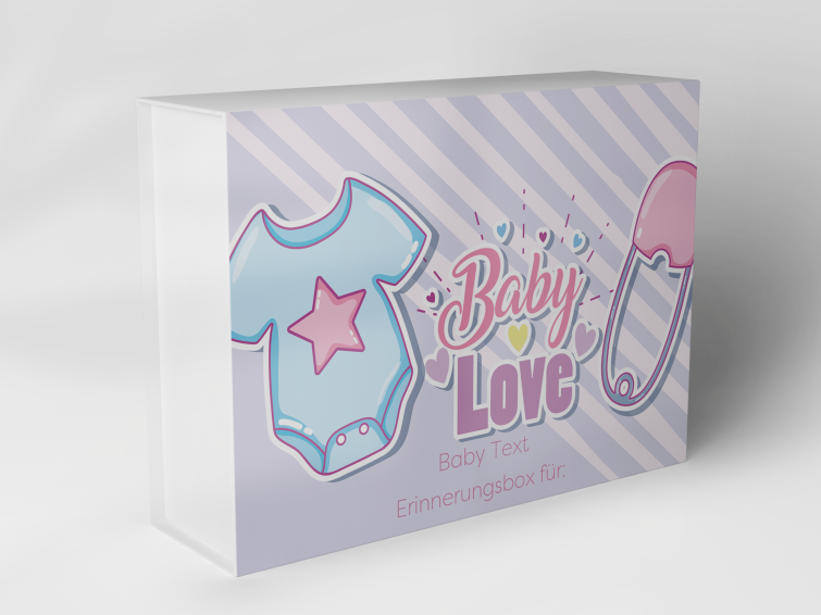 Gift box "Baby Love Stripes and accessories" 1007_01_0034