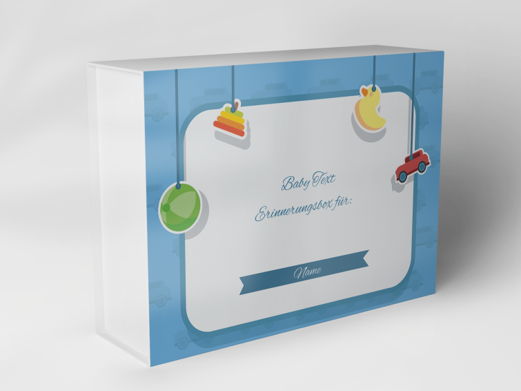 Gift box "Baby toys and car pendant" 1007_01_0053