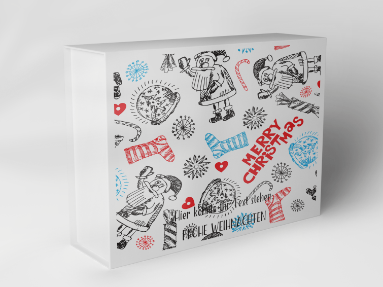 Gift box "Christmas motifs and stars" 1007_08_0037