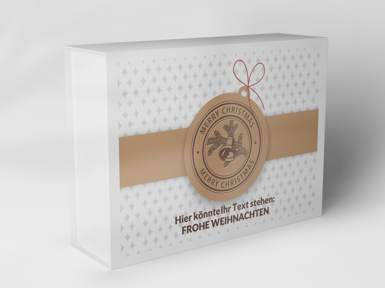 Gift box "Christmas ornaments and ribbon" 1007_08_0052