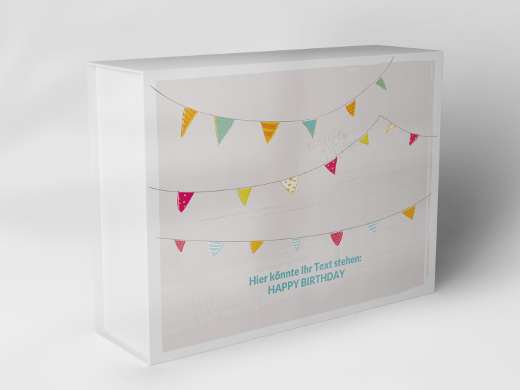 Gift box "Birthday pennant garland" 1007_04_0034