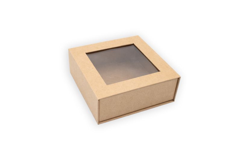Magnetic box with viewing window 14x14x5 cm 1007MB14-013 