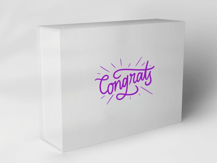 Gift box "Confetti Rays" Congratulations 1007M3_ 