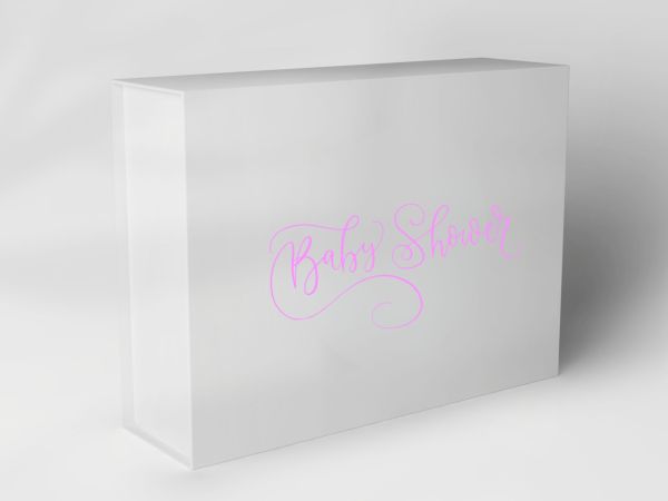 Gift box "Baby Shower lettering" Gift box "Baby Shower lettering"