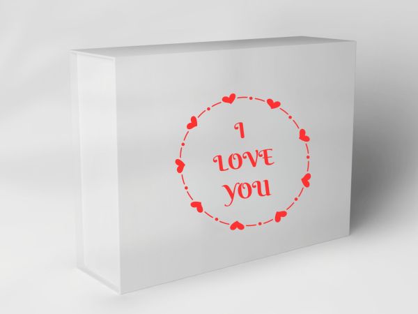 Gift box "Heart circle I love you" Gift box "Heart circle I love you"
