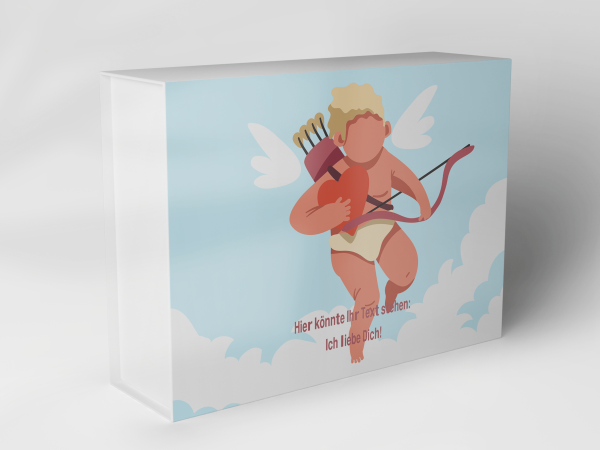 Gift box "Angel with heart arch" 1007_06_0006 Gift box "Angel with heart arch" 1007_06_0006