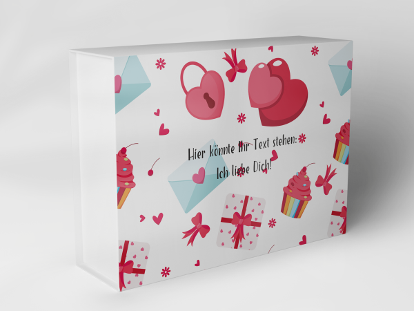 Gift box "Hearts and Gifts" 1007_06_0022 Gift box "Hearts and Gifts" 1007_06_0022