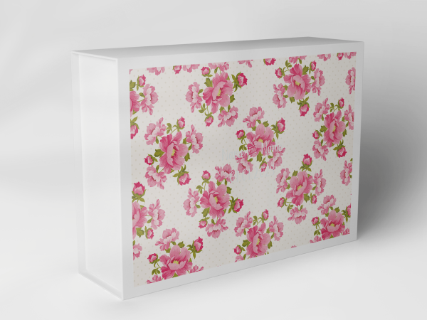 Gift box "Pink Flowers" 1007_05_0034 Gift box "Pink Flowers" 1007_05_0034
