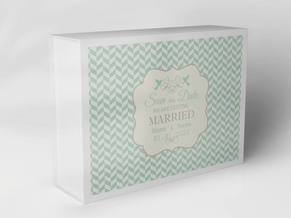 Gift box "Arrow pattern with hearts" 1007_05_0035 Gift box "Arrow pattern with hearts" 1007_05_0035