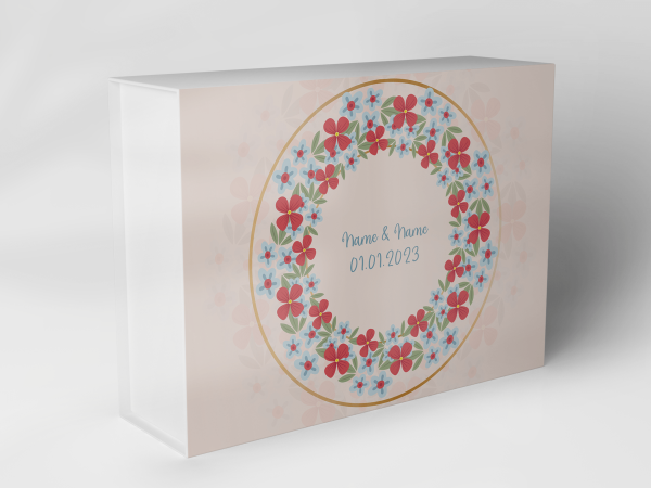 Gift box "Flower wreath" 1007_05_0040 Gift box "Flower wreath" 1007_05_0040