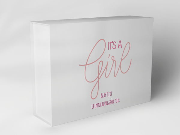 Gift box "It's a Girl Babytext" 1007_01_0062 Gift box "It's a Girl Babytext" 1007_01_0062