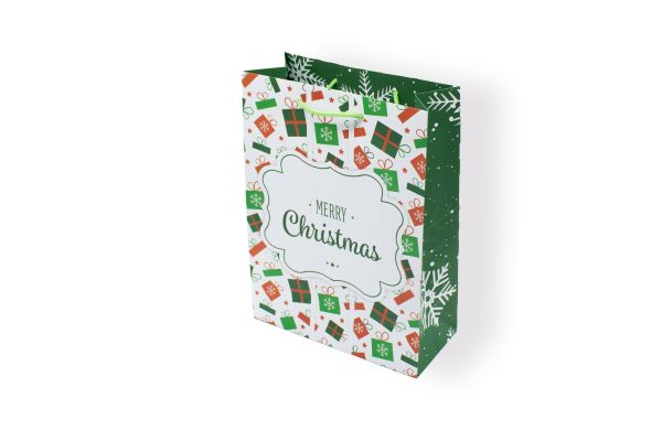 Paper carrier bag 27x12x37 cm for Christmas "Wuppertal" 5107WT27001 