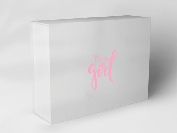 Gift box "Pink lettering" 1007M12_ Gift box "Pink lettering" 1007M12_