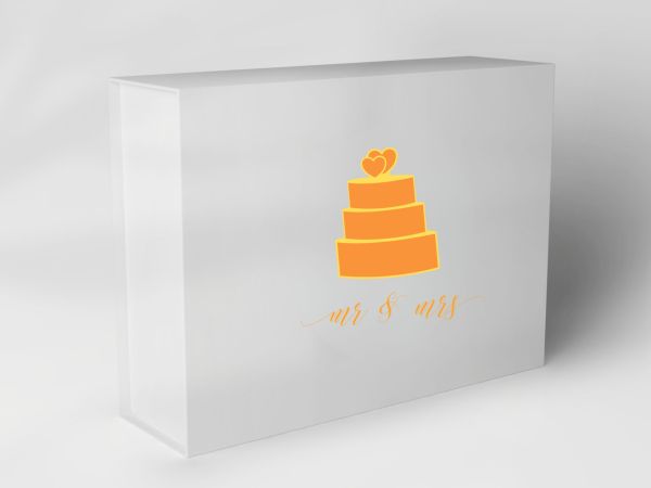 Gift box "Cake slice with hearts" 1007M4_ Gift box "Cake slice with hearts" 1007M4_
